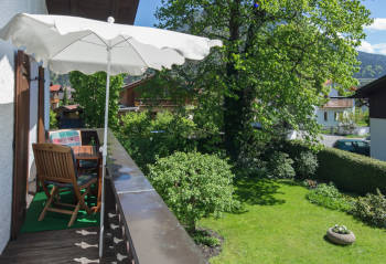 Blick vom Balkon